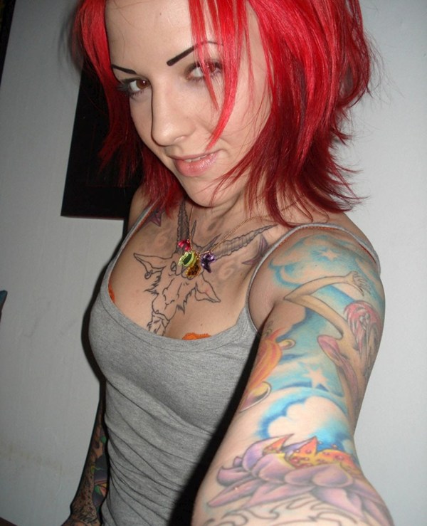 Hot Emo selfpics; Red Head Emo 