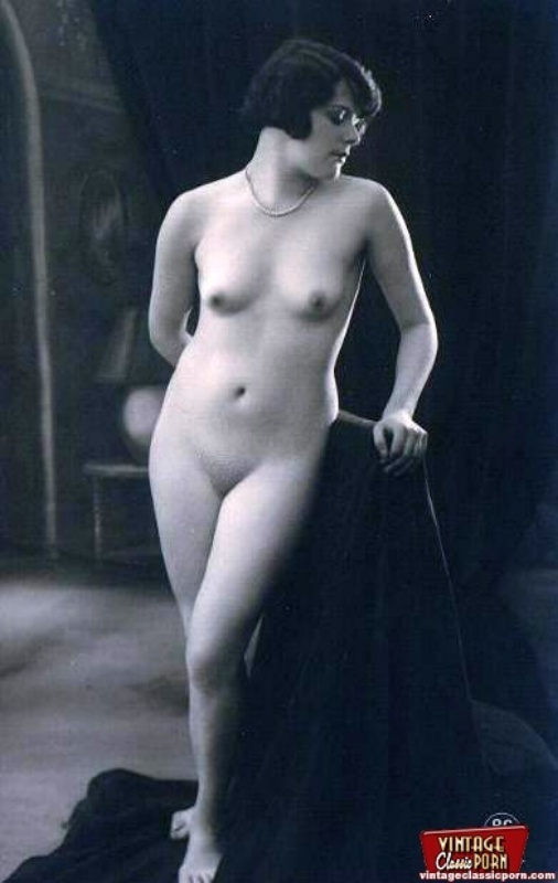 Nude retro picture; Vintage 