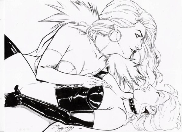 Image 450727: Amorim Black_Queen Emma_Frost Jean_Grey Marvel White_Queen X-Men; Hentai Lesbian 