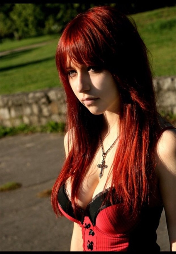 red; Amateur Babe Big Tits Teen SFW 