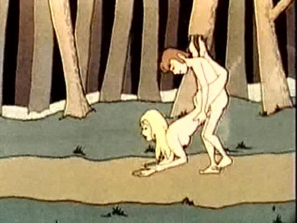 Funny Vintage Adult Cartoons; Babe Blonde Funny Hentai Vintage 