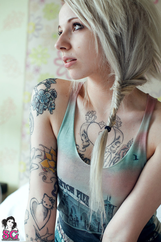 ...; Babe Blonde Tattoo 