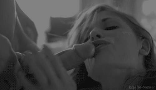 ...; Blonde Blowjob Cumshot GIF Hot 