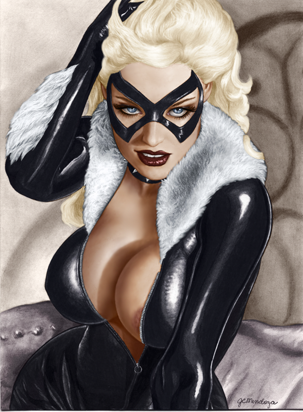Daily Dose of Comics » Black Cat; Babe Big Tits Blonde 