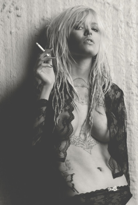 Smoking; Babe Blonde Softcore 