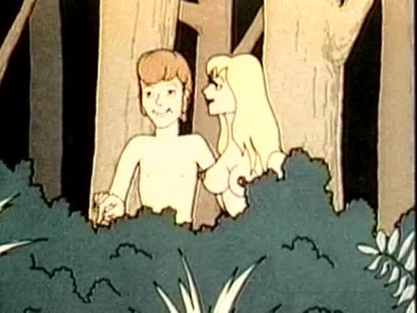 Sucking Tits Cartoons - Funny vintage cartoon porn, blonde with nice tits and hot nipples sucking  cock and getting fuck Â» Blonde Thumb