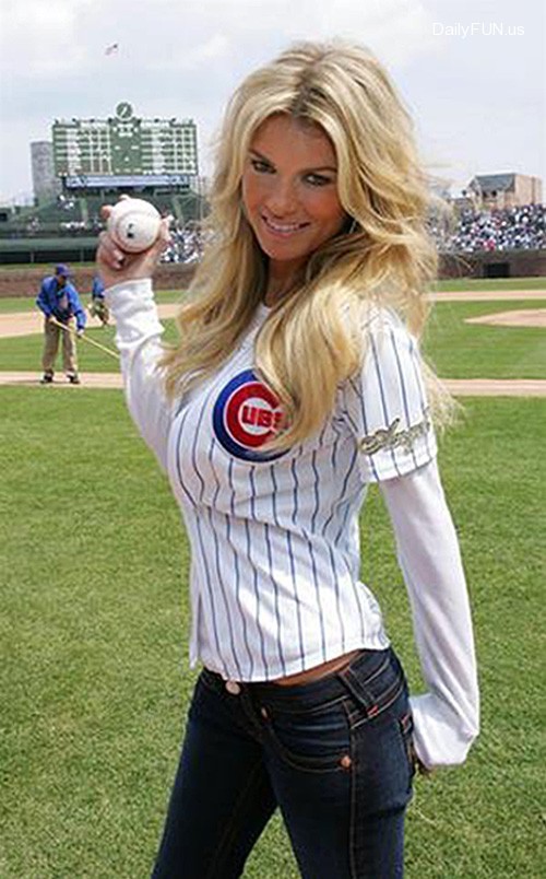 ...; Baseball Blonde Cubs Non Nude 