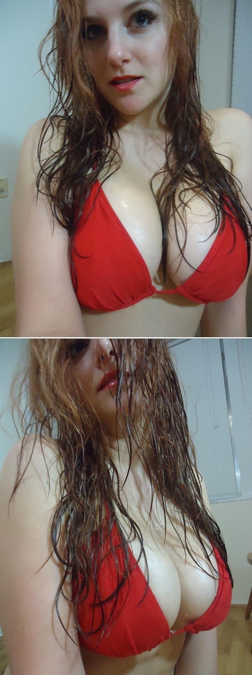 love red; Big Tits Blonde 